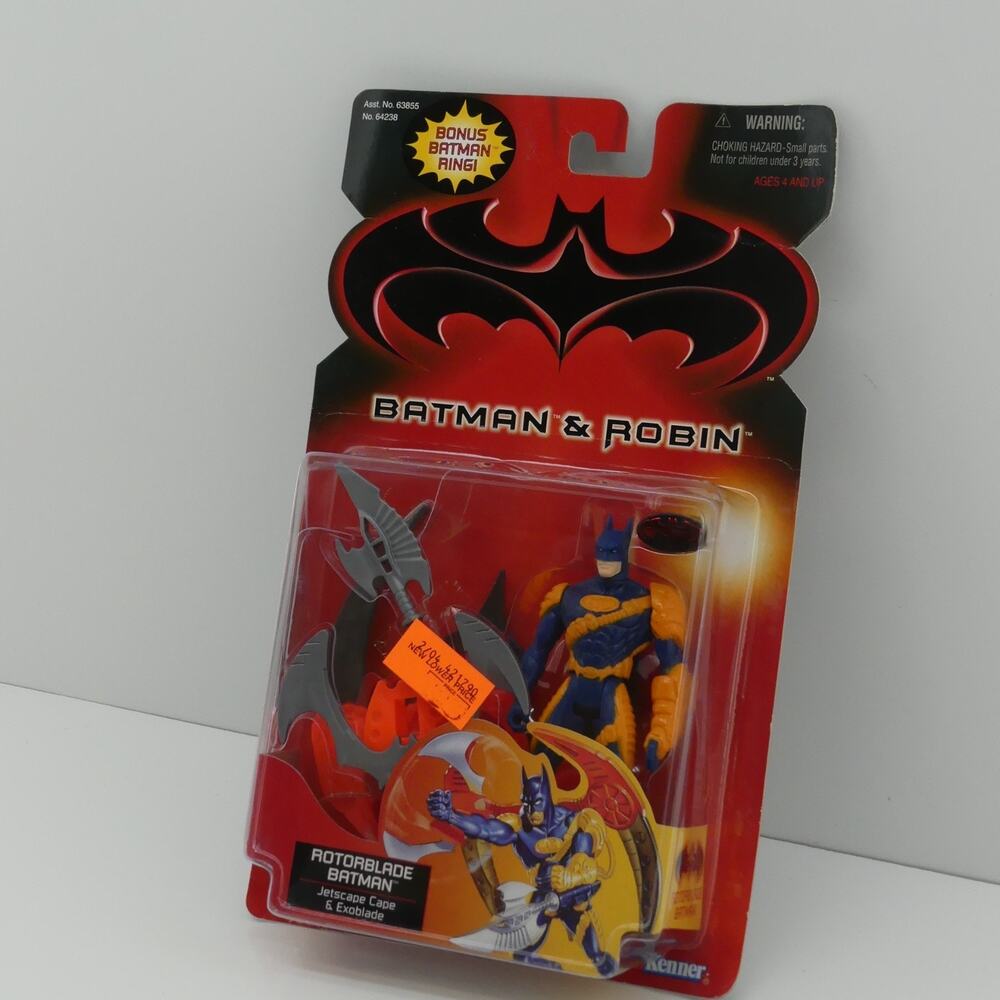 Batman Robin Rotorblade Batman Jetscape Cape & Exoblade Vtg Figure 1998 Kenner